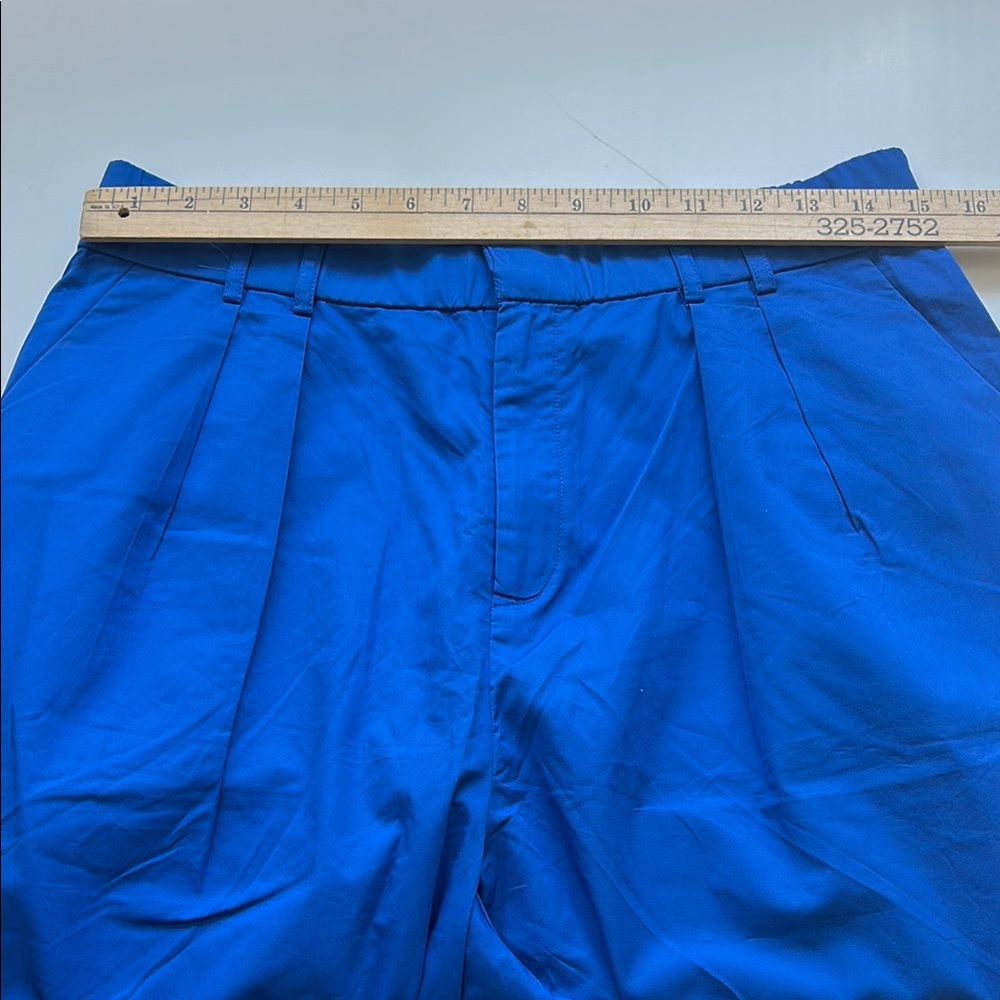Mare Mare x Anthropologie Vibrant Blue Wide Leg Pant - Picture 5 of 7
